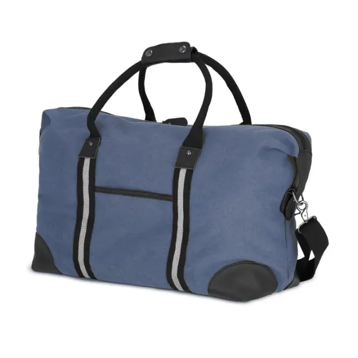 Recycled cotton canvas weekend bag Harper - LT95299 (N0010)